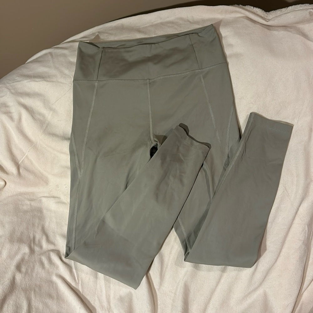 Girlfriend collective sage green leggings